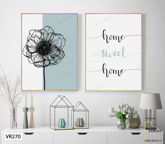 Bộ 2 Tranh Cây Hoa - VR270