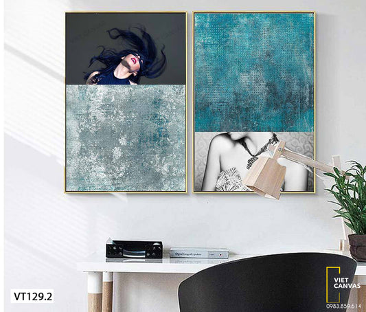 Bộ 2 Tranh Cô Gái - VT129.2