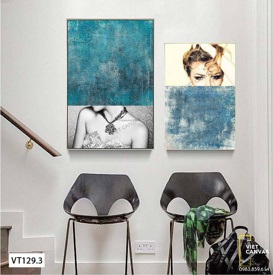 Bộ 2 Tranh Cô Gái - VT129.3