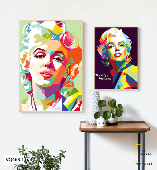 Bộ 2 Tranh Cô Gái Cá Tính - VQ463.1