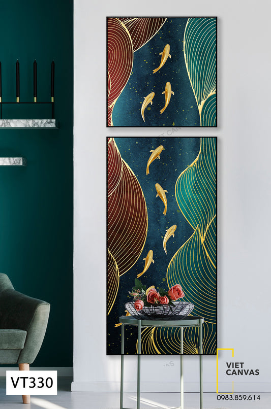 Bộ 2 Tranh Cửu Ngư - VT330