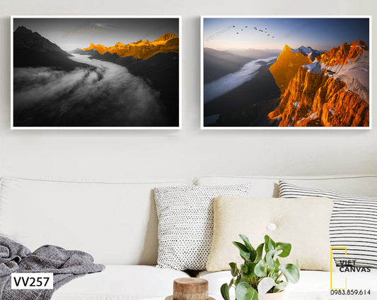 Bộ 2 Tranh Đồi Núi - VV257