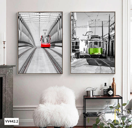 Bộ 2 Tranh Đường Xe Lửa - VV442.2