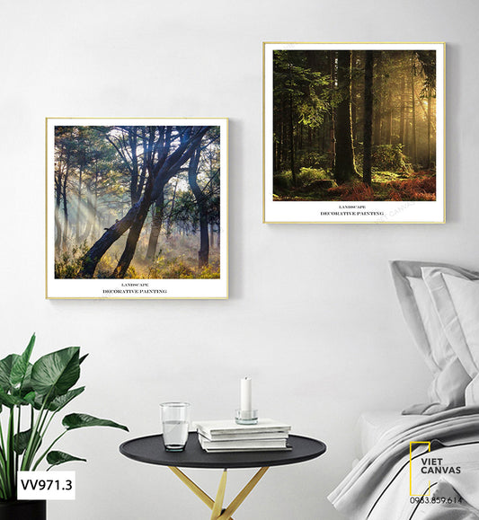Bộ 2 Tranh Khu Rừng - VV971.3