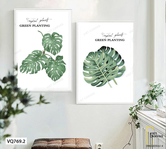 Bộ 2 Tranh Những Chiếc Lá - VQ769.2
