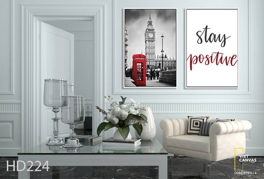 Bộ 2 Tranh Tháp Eiffel - HD224