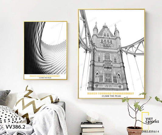 Bộ 2 Tranh Tòa Lâu Đài - VV386.2