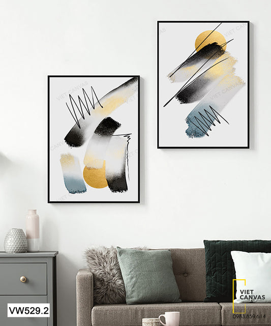 Bộ 2 Tranh Trừu Tượng - VW529.2