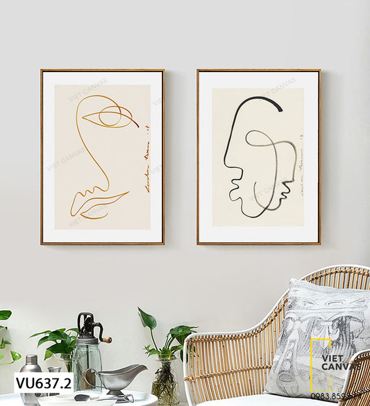 Bộ 2 Tranh Trừu Tượng - VU637.2