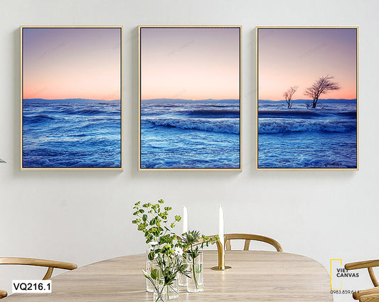 Bộ 3 Tranh Biển Cả - VQ216.1