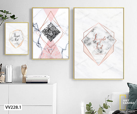Bộ 3 Tranh Hình Học - VV228.1