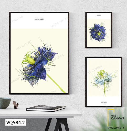 Bộ 3 Tranh Hoa Kim Cương - VQ584.2