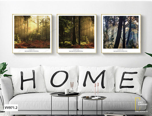 Bộ 3 Tranh Khu Rừng - VV971.2