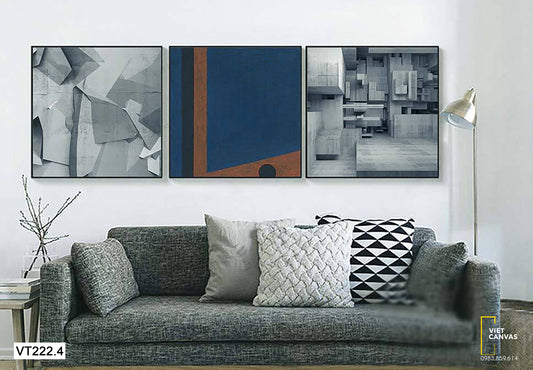 Bộ 3 Tranh Trừu Tượng - VT222.4