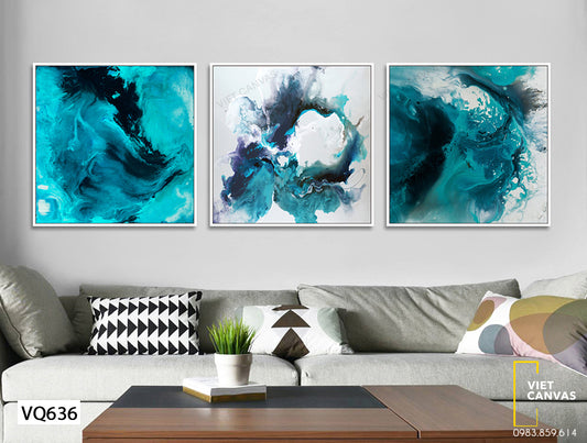 Bộ 3 Tranh Trừu Tượng - VQ636