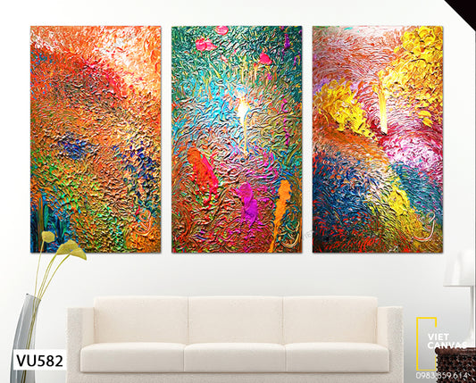 Bộ 3 Tranh Trừu Tượng - VU582