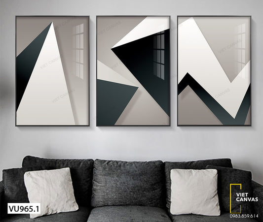 Bộ 3 Tranh Trừu Tượng - VU965.1