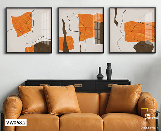Bộ 3 Tranh Trừu Tượng - VW068.2