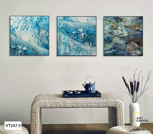 Bộ 3 Tranh Trừu Tượng Độc Đáo - VT247.5