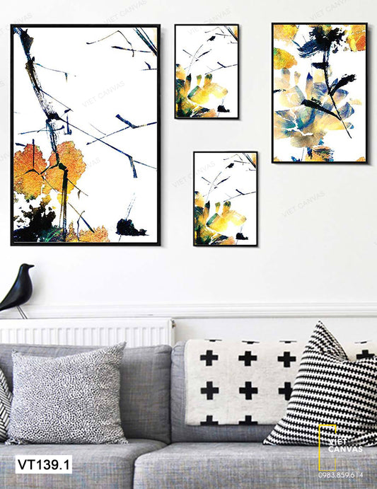 Bộ 4 Tranh Trừu Tượng - VT139.1