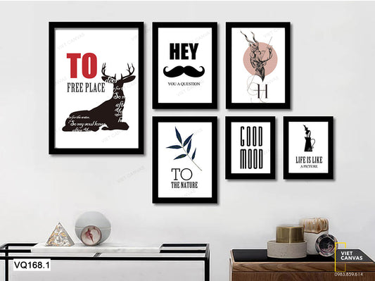 Bộ 6 Tranh Chú Hươu - VQ168.1