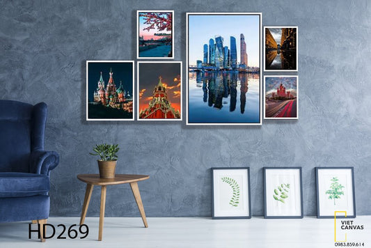 Bộ 6 Tranh Thành Phố Moscow - HD269