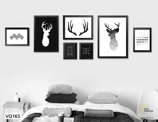 Bộ 7 Tranh Hươu Và Mũi Tên - VQ163