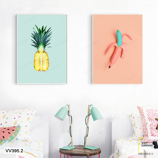 Bộ 2 Tranh Khóm Và Chuối - VV395.2