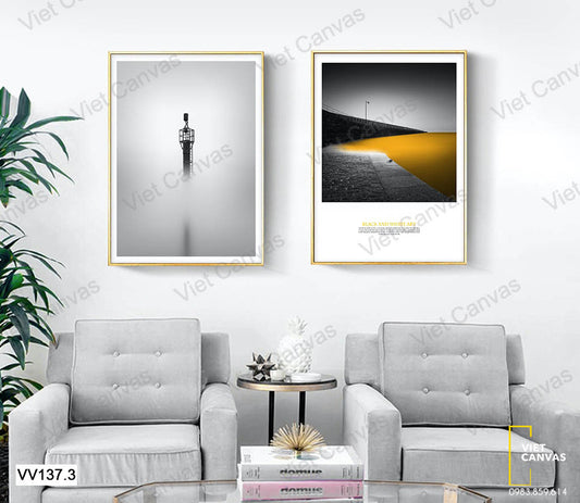 Bộ 2 Tranh Cảnh Vật Lặng Lẽ - VV137.3