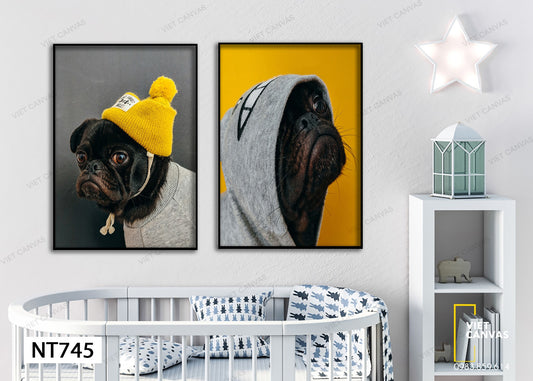 Bộ 2 Tranh Chú Chó Đáng Yêu - NT745