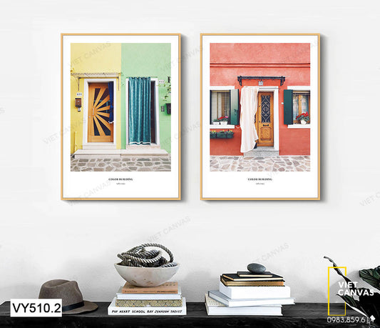 Bộ 2 Tranh Những Cánh Cửa - VY510.2