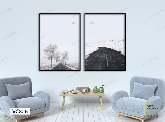 Bộ 2 Tranh Con Đường Bất Tận - VC826