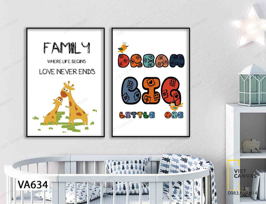 Bộ 2 Tranh Quotes - VA634