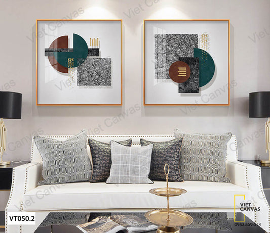 Bộ 2 Tranh Hình Học - VT050.2