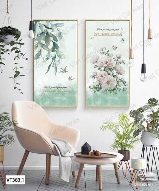 Bộ 2 Tranh Hoa Và Quả - VT383.1