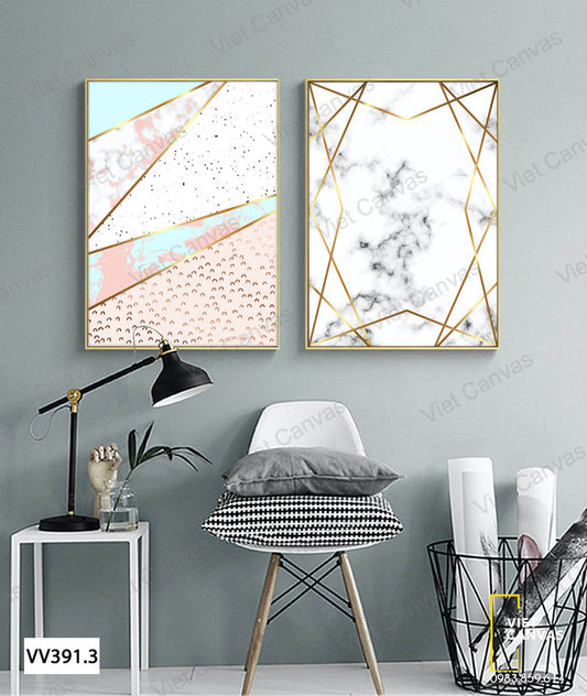 Bộ 2 Tranh Trừu Tượng - VV391.3