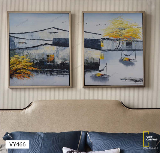 Bộ 2 Tranh Hoài Niệm Việt Nam - VY466