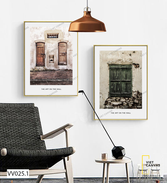 Bộ 2 Tranh Khung Cửa Sổ Nhỏ - VV025.1