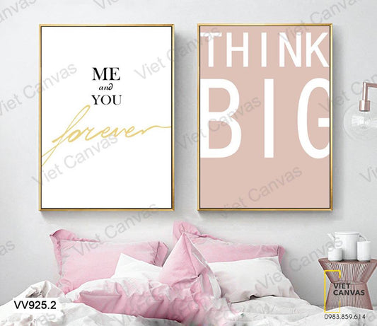 Bộ 2 Tranh Quotes - VV925.2
