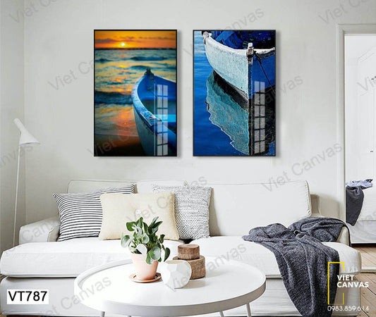 Bộ 2 Tranh Mui Thuyền - VT787