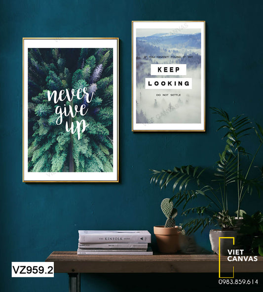 Bộ 2 Tranh Núi Rừng Bao La - VZ959.2