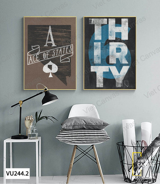 Bộ 2 Tranh Quotes - VU244.2