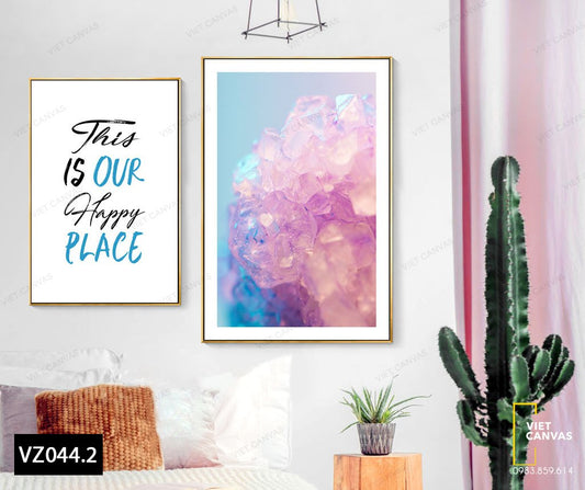 Bộ 2 Tranh This Trừu Tượng Và Quotes - VZ044