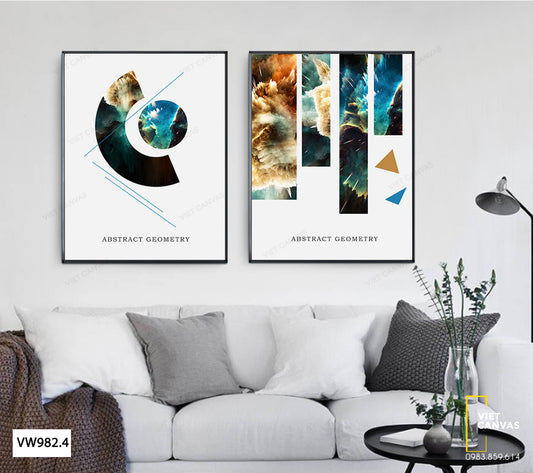 Bộ 2 Tranh Trừu Tượng - VW982.4