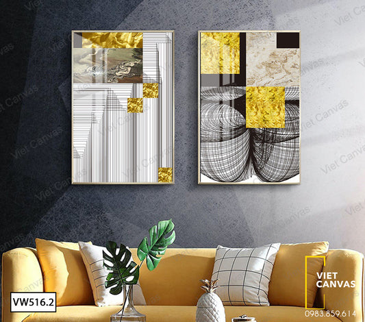 Bộ 2 Tranh Trừu Tượng - VW516.2