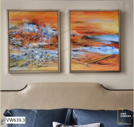 Bộ 2 Tranh Trừu Tượng - VW639.3