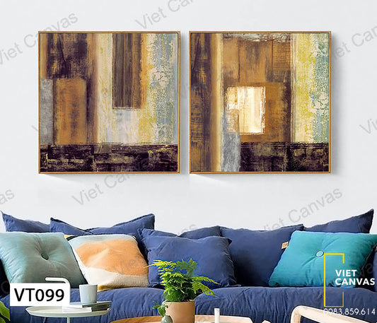 Bộ 2 Tranh Trừu Tượng - VT099