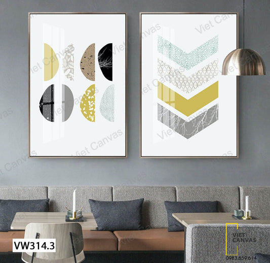 Bộ 2 Tranh Họa Tiết - VW314.3