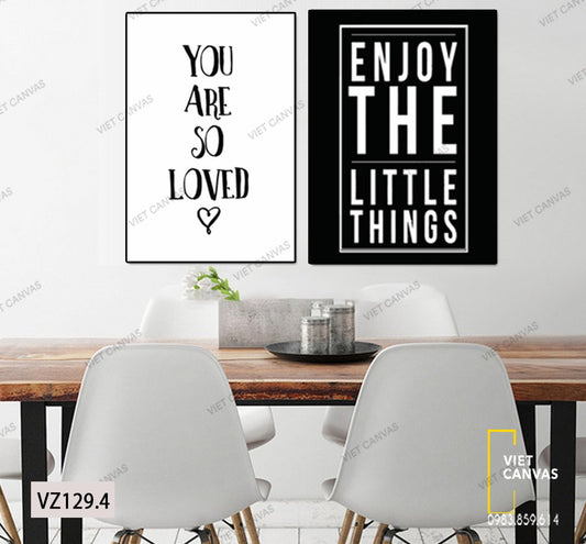 Bộ 2 Tranh Quotes - VZ129.4