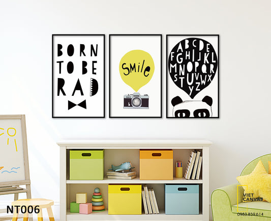 Bộ 3 Tranh Quotes - NT006